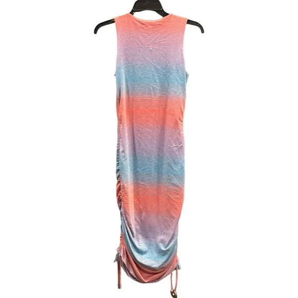 NWT REVOLVE Le Superbe Baccara Tank Dress Metallic Surf Stripe MSRP $295 S PRIDE - Picture 4 of 7
